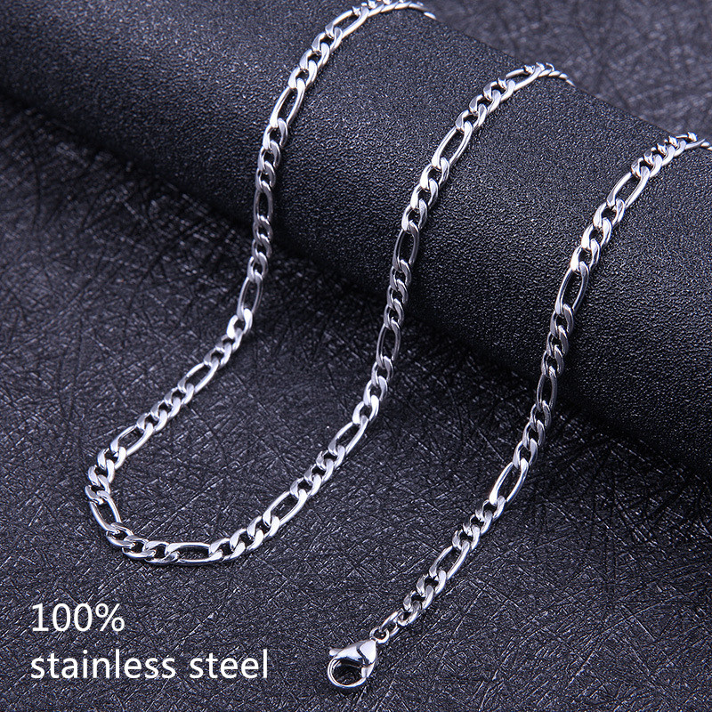 Cuban Link Chain 12Mm - Cheap wholesale 4MM stainless steel 3:1