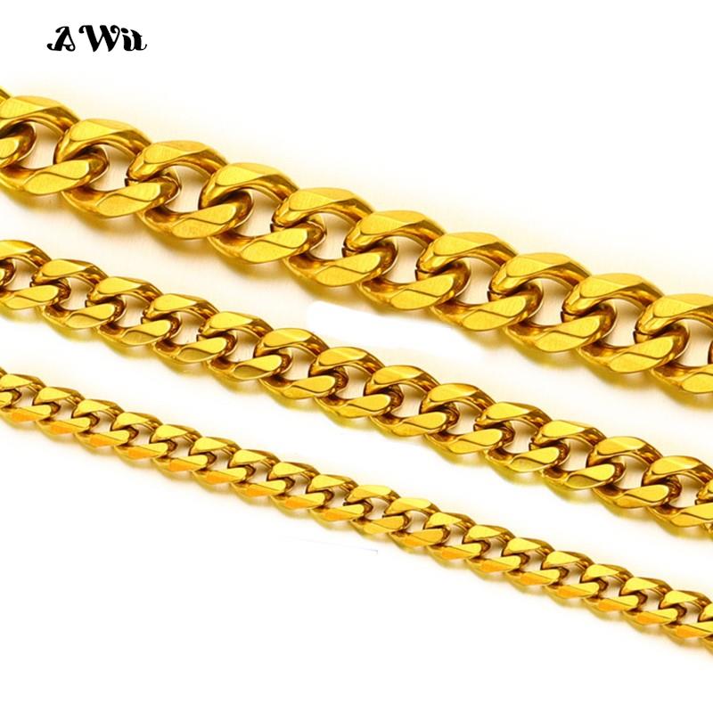 Cuban Link Chain Stainless Ste - Cuban Link Chain 12Mm ulasan dan harga