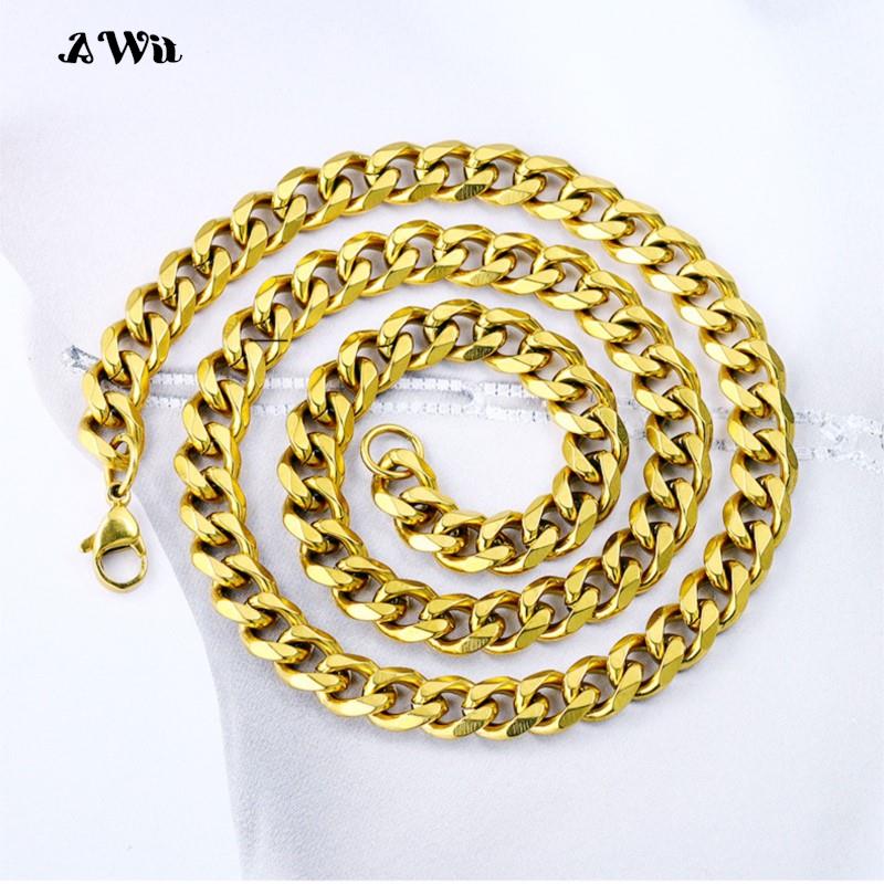 Cuban Link Chain Stainless Ste - Cuban Link Chain 12Mm ulasan dan harga