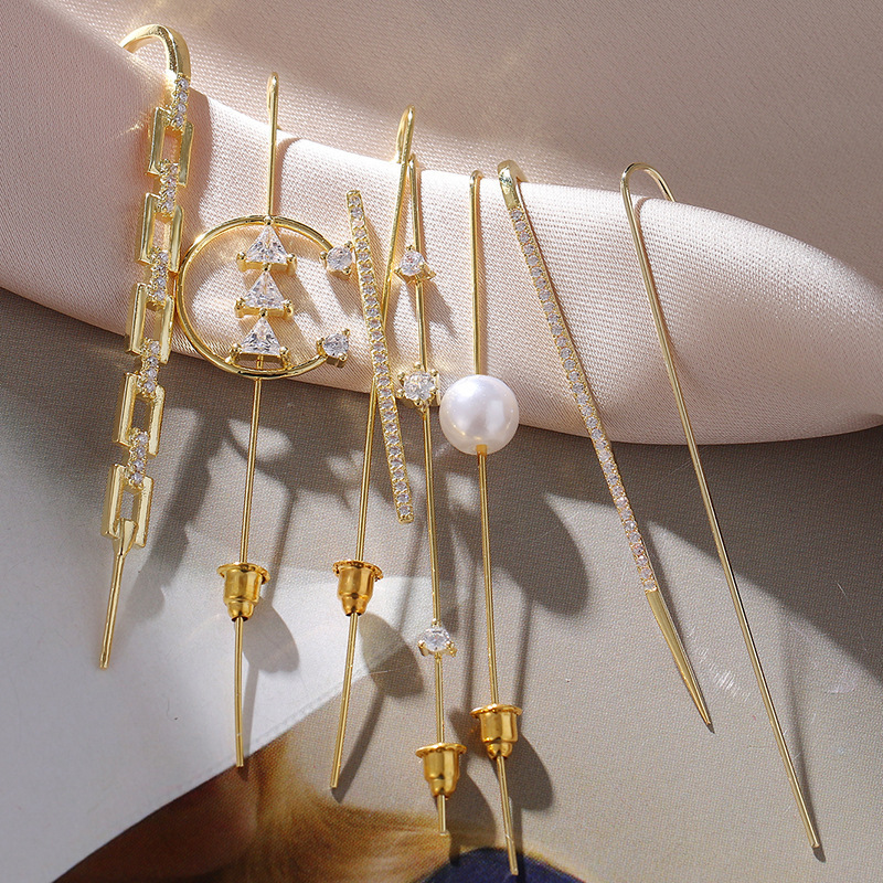 New temperament puncture zirco - Earrings ulasan dan harga