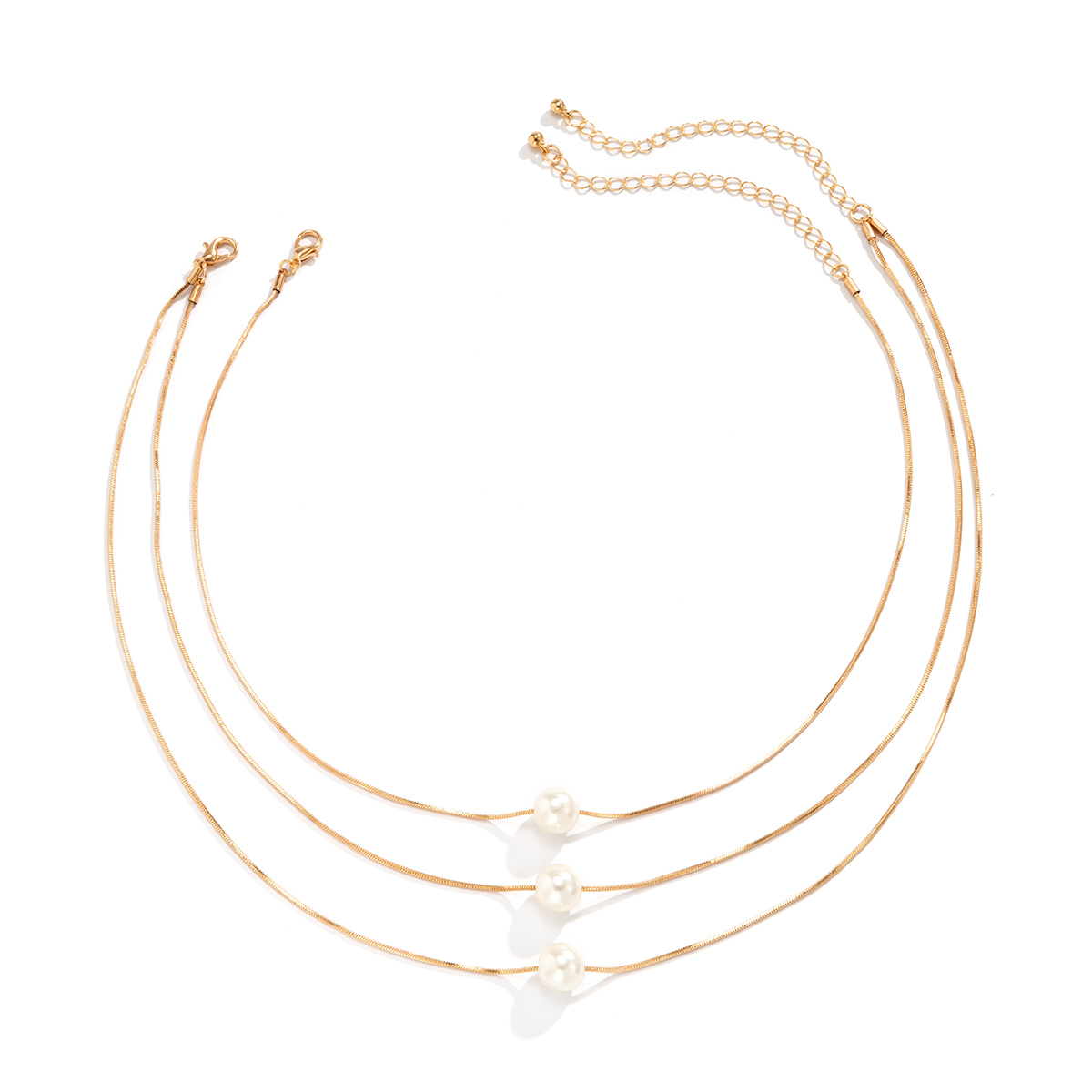 Ingemark Simple Kpop Snake Cha - Pearl Choker Necklace Vintage ulasan dan harga