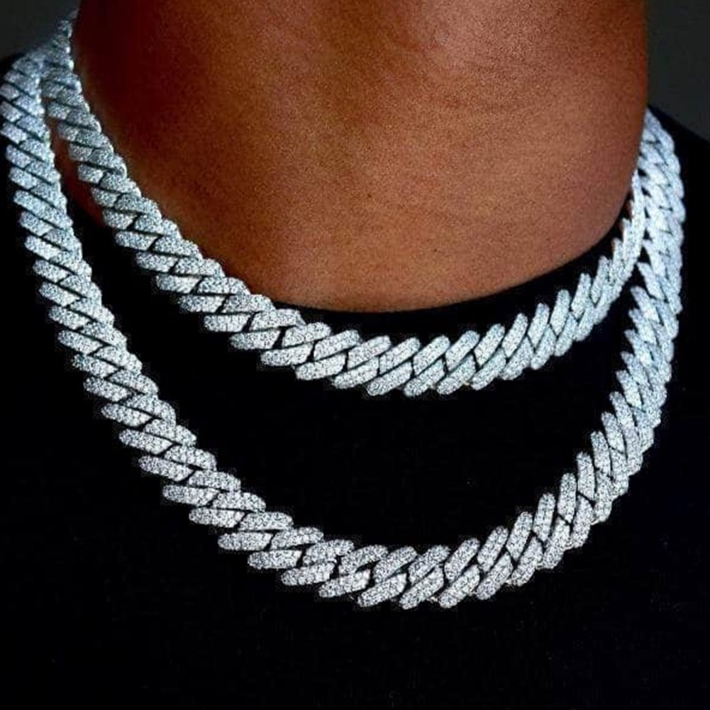 14mm Iced Out  Prong Cuban Lin - Cuban Link Chain 12Mm ulasan dan harga