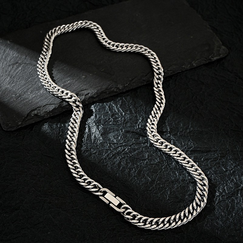 7 MM Stainless Steel Cuban Cha - Cuban Link Chain 12Mm ulasan dan harga