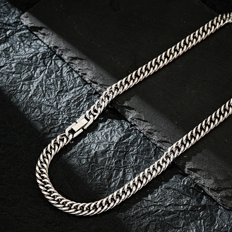 7 MM Stainless Steel Cuban Cha - Cuban Link Chain 12Mm ulasan dan harga