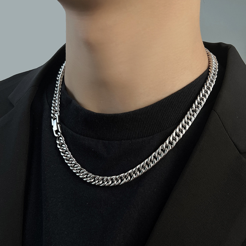7 MM Stainless Steel Cuban Cha - Cuban Link Chain 12Mm ulasan dan harga