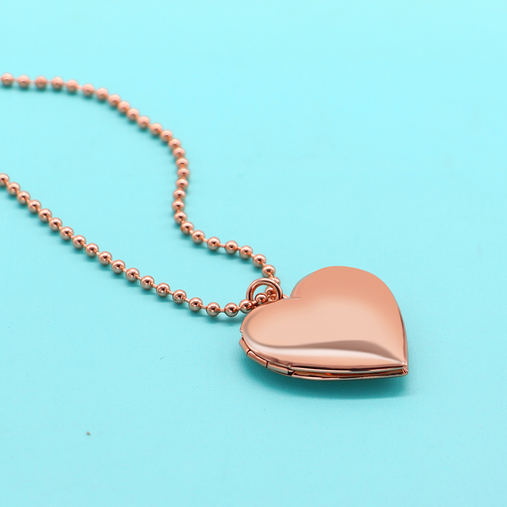 Eternal Love Heart Choker 925  - Heart Locket Necklace Photo ulasan dan harga
