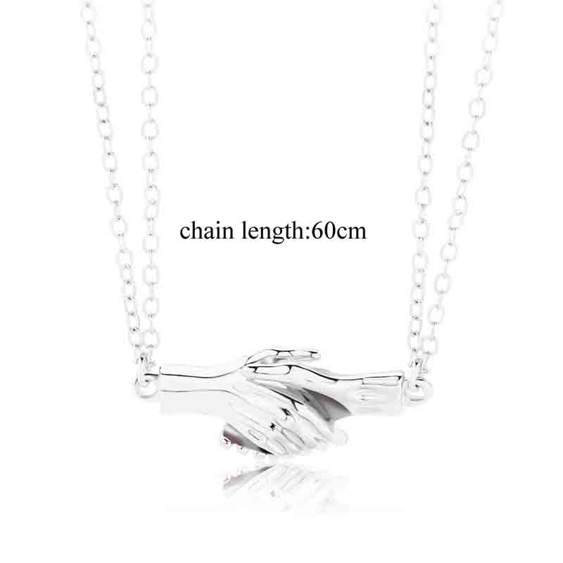 2Pcs/Set Couple Matching Neckl - Magnetic Couple Matching Necklaces ulasan dan harga