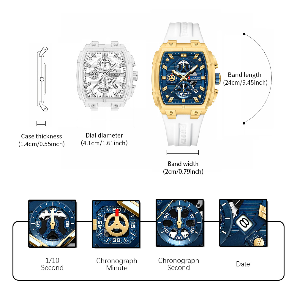 CURREN Luxury Vintage Watch fo - Watch Accessories ulasan dan harga
