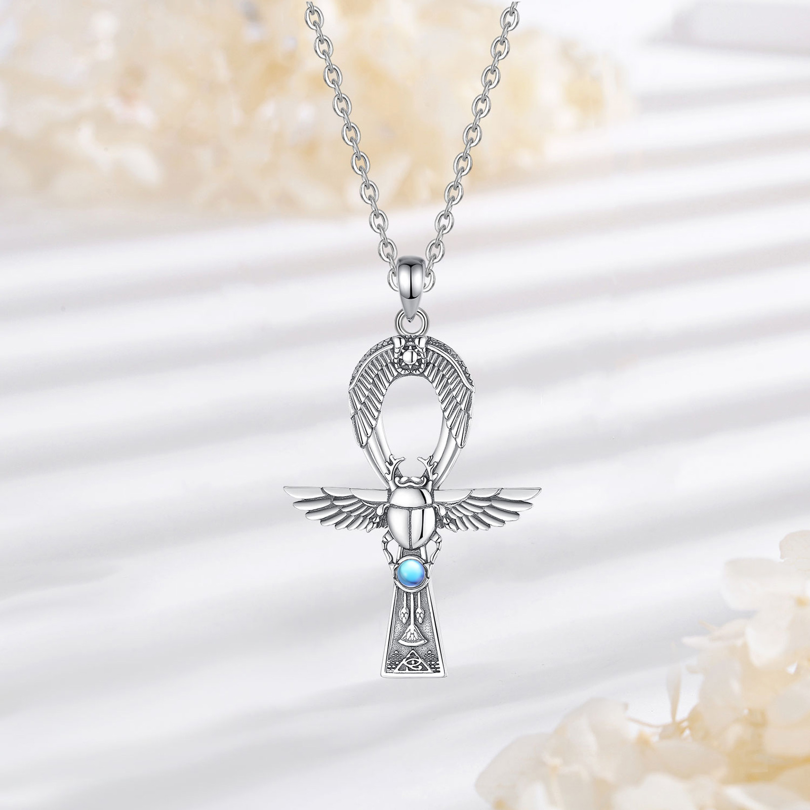 Eudora 925 Sterling Silver Anc - 925 Sterling Silver Chain Necklace Men ulasan dan harga