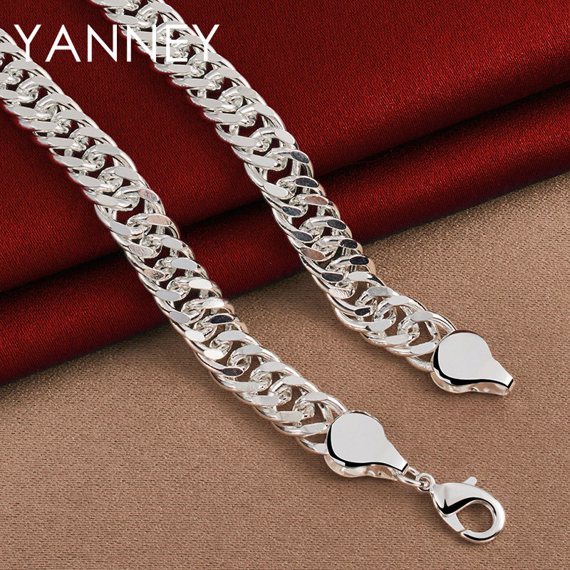 10MM 925 Sterling Silver 20/24 - Cuban Link Chain 12Mm ulasan dan harga