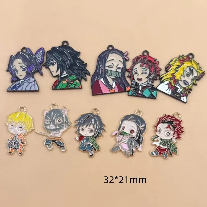 Demon Slayer DIY Accessories A - Anime Pendant Necklace ulasan dan harga