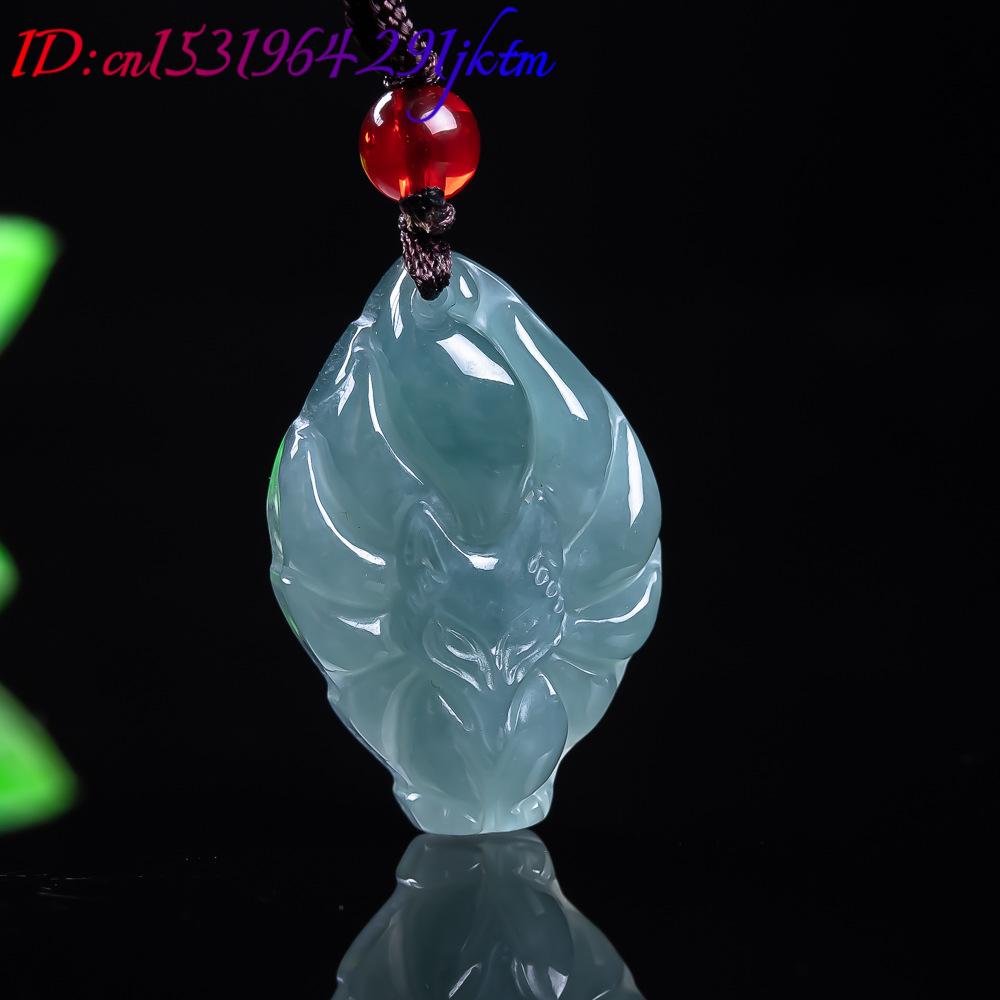 Natural Burmese Jadeite Fox Pe - Necklaces ulasan dan harga