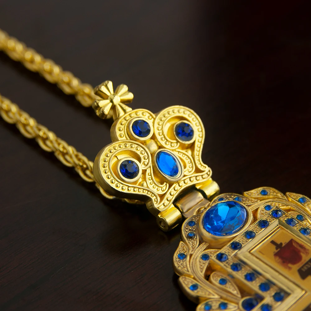 HTISOK Orthodox Bishop Pectora - Cross Pendant Necklace Gold ulasan dan harga