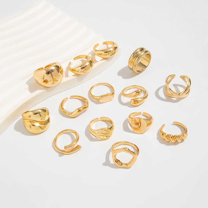 Fashion Vintage Metal Rings Fo - Vintage Punk Knuckle Rings Set ulasan dan harga