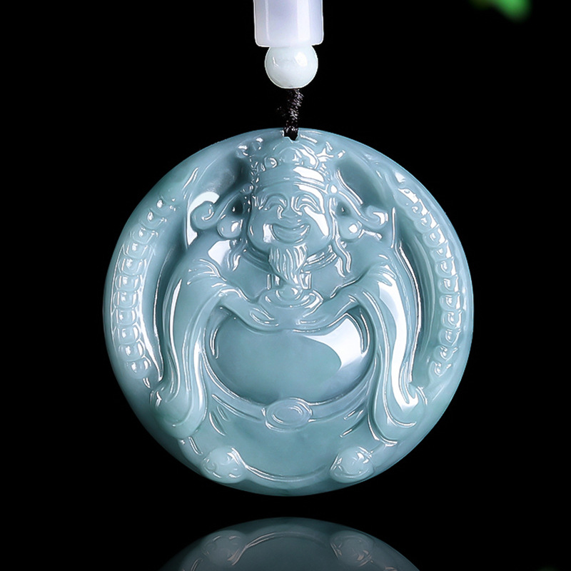 Burmese Jadeite God of Wealth  - Necklaces ulasan dan harga