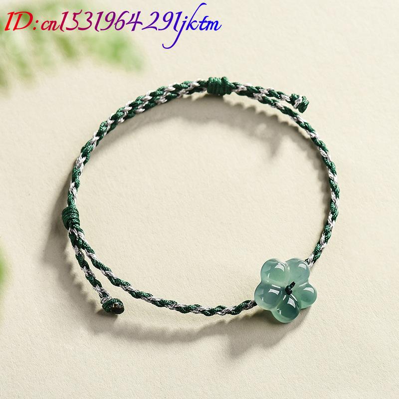 Burmese Jadeite Flower Bracele - Bracelets ulasan dan harga