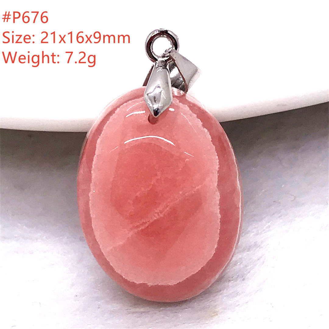 Top Natural Red Rhodochrosite  - 925 Sterling Silver Chain Necklace Men ulasan dan harga