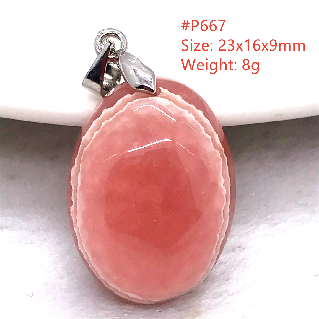 Top Natural Red Rhodochrosite  - 925 Sterling Silver Chain Necklace Men ulasan dan harga