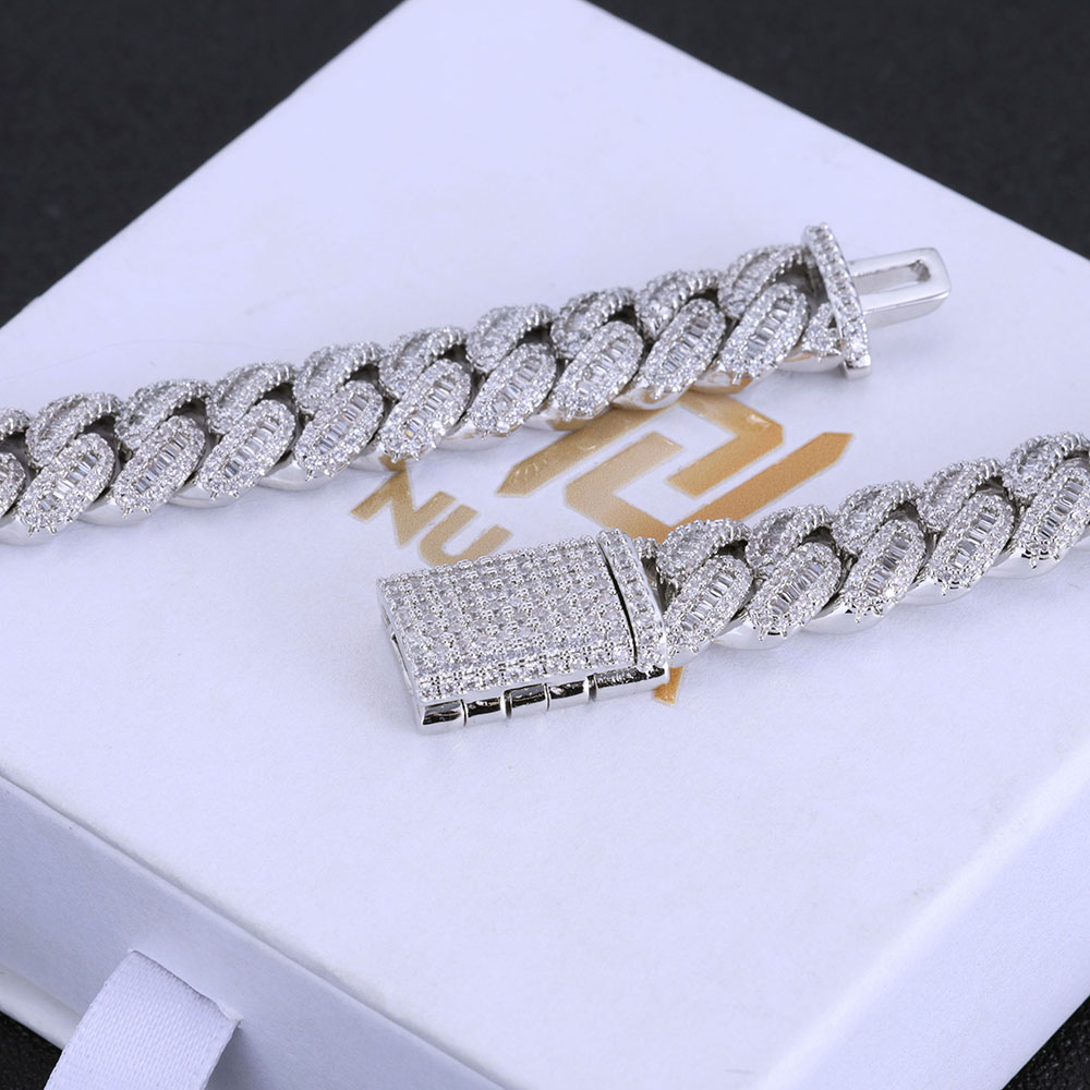 NUOYA Hip Hop Jewelry High Qua - Cuban Link Chain 12Mm ulasan dan harga