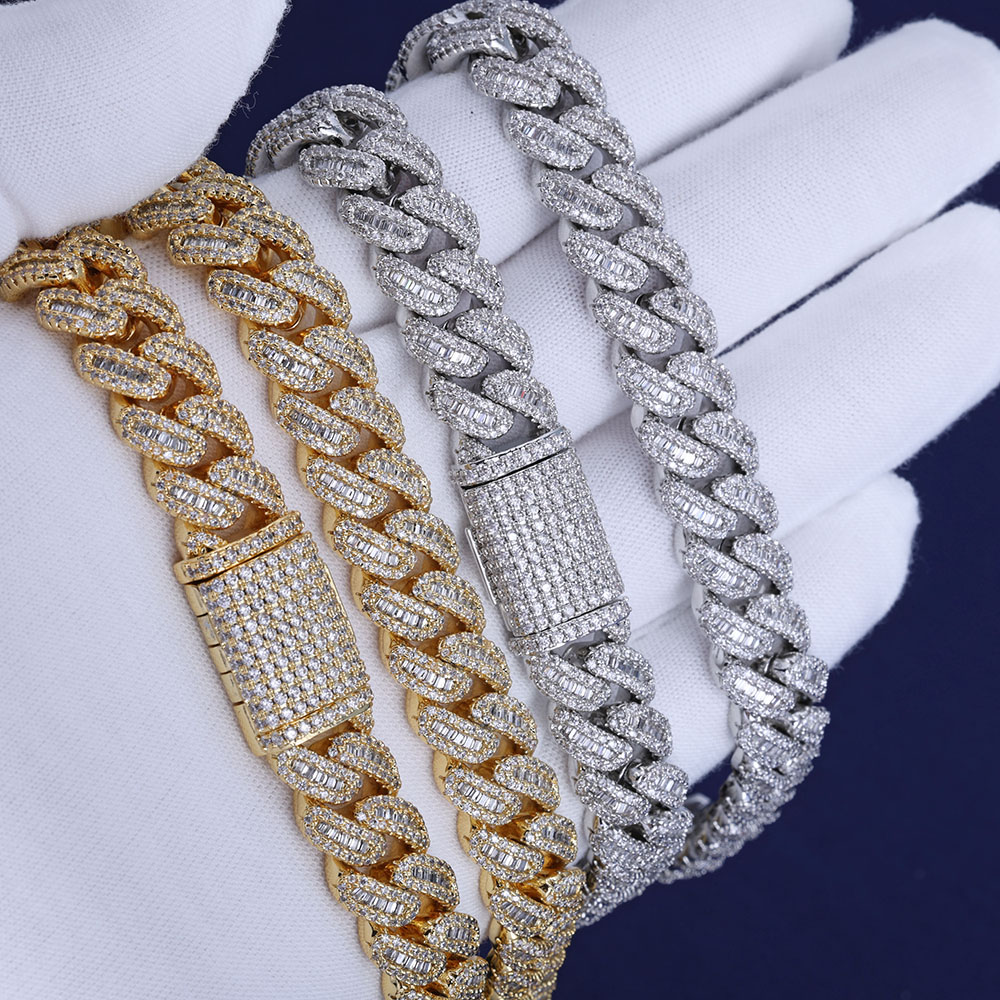 NUOYA Hip Hop Jewelry High Qua - Cuban Link Chain 12Mm ulasan dan harga